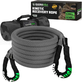 Rhino USA kinetic recovery tow rope close-up fiber highlights rugged strength for off-road recovery.