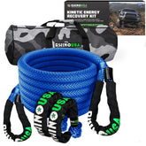 Rhino USA kinetic rope recovery kit 30ft in action for vehicle recovery