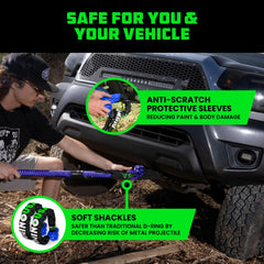 Rhino USA rope with 30,580 lb breaking strength enables controlled energy release