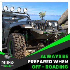 Two-pack Rhino USA shackles packaged together for roadside readiness.