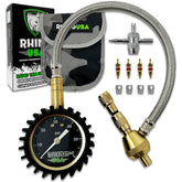 Rhino USA rapid tire deflators with large glow dial for quick PSI reading