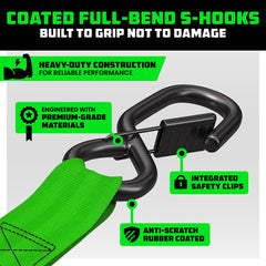 Rhino USA S-hook with coating reduces scratches during use