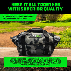 Rhino USA compact storage bag keeps cargo secure, reducing back-of-vehicle clutter