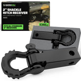 Rhino USA shackle hitch receiver 2-inch installation for quick recovery