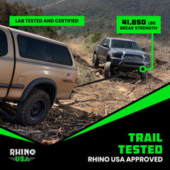 Rhino USA shackle receiver ready for off-road recovery and heavy loads