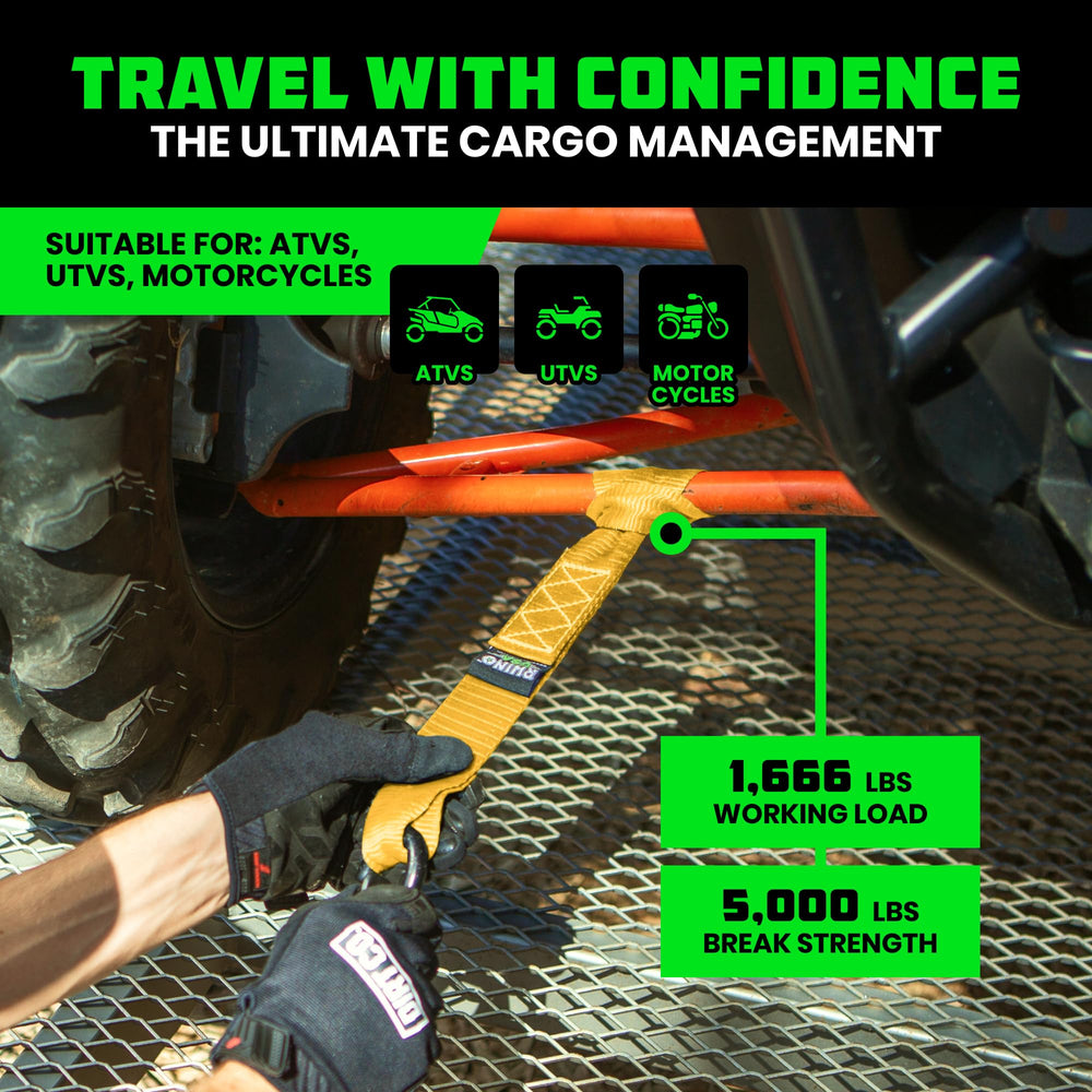 Rhino USA soft loop strap close-up durable polyester weave.