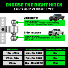 Rhino USA weatherproof locking pins securing your hitch against theft.