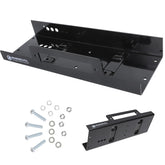 RHINOVAL universal winch mounting plate with 10x4.5 inch pattern supports versatile off-road mounting.