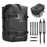 Rhinowalk 30L tail bag exterior view showing waterproof fabric for dry gear.