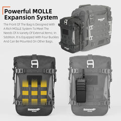 Rhinowalk bag interior with organized pockets for quick access