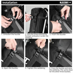 Rhinowalk 6L capacity with room for essentials on rides
