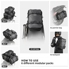 Rhinowalk 3D honeycomb cushioning stabilizes contents during riding.