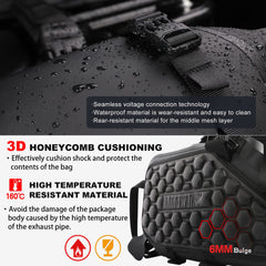 Rhinowalk roll-up design enables compact packing on the go.