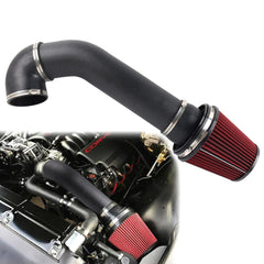 RiAiCiING 4inch LS swap cold air intake front view showing universal fit.