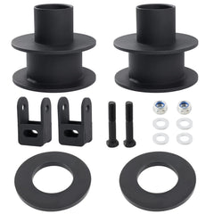 RiAiCiING 3-inch front leveling kit improves stance and tire clearance for Ford F-250/F-350 4WD.