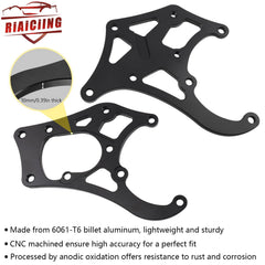 RiAiCiING bracket kit closeup showing CNC-machined precision