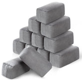 Riakrum 12-pack microfiber applicator pads in suede for precise ceramic coating application on cars.