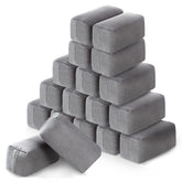 Riakrum 18-pack microfiber suede pads for smooth wax application