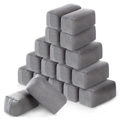 Riakrum 18-pack microfiber suede pads for smooth wax application