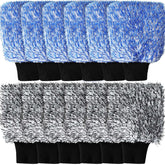 Riakrum dual-color car wash mitts with soft microfiber for scratch-free cleaning.
