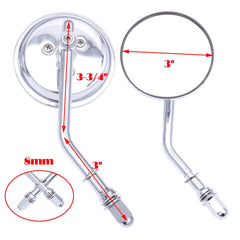 Rich Choices mirror adapter kit includes 8mm and 10mm adapters