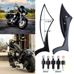 Rich Choices mirror stem showing adjustable mounting
