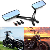 Rich Choices rectangle mirror with aluminum housing for durable ride visibility