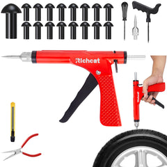 Richcat road-ready puncture repair kit compatible with tubeless tires