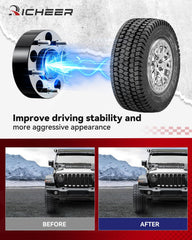 Richeer 14x1.5 studs and nuts secure installation and safety.