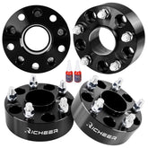 Richeer 2in spacers kit with 5x5 pattern for Wrangler and Grand Cherokee enhances stability.