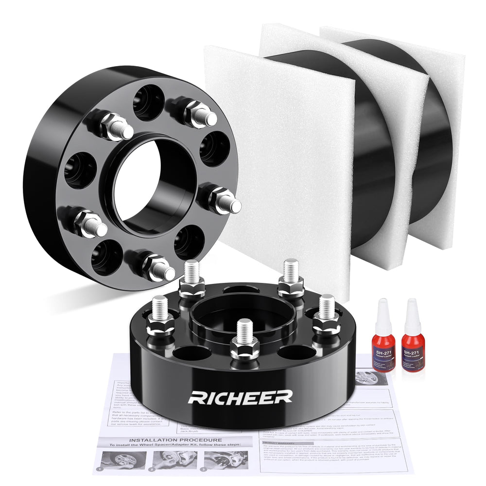 Richeer 2in spacer packaging and included hardware