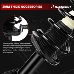 Richeer cold-rolled welding tech ensures smooth surface and durability.