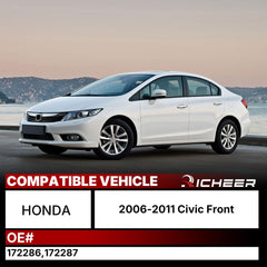 Richeer front strut assembly for Civic and CSX, precision fit for smoother rides.