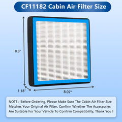 Clean cabin environment after using RICHWEI CF11182 during daily driving.