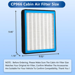 RICHWEI CP966 quality assurance stamp indicating tested filtration performance.