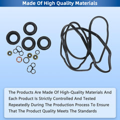 Sienna 2.7L gasket kit; supports strong engine sealing in demanding driving conditions.