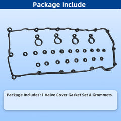 RICHWEI VS50906R engine valve cover gasket set for Dodge Dart 2.4L engines, promotes steady sealing.