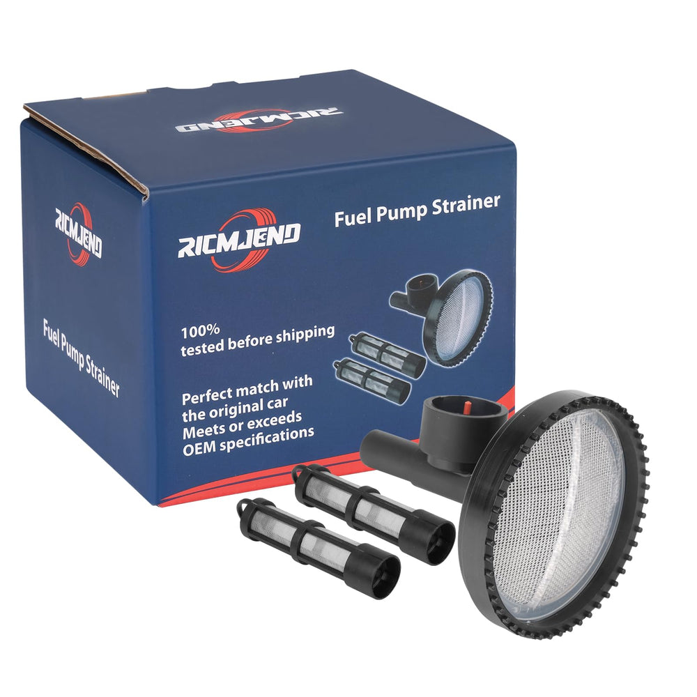 Ricmjend strainer kit in box, emphasizing easy installation and proper replacement.