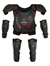 RIDBIKER kids chest protector for dirt bike gear offering impact protection for young riders.