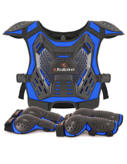 RIDBIKER kids chest protector offers full torso coverage for dirt bike riding