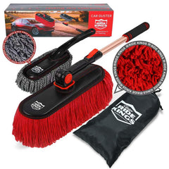 Ride Kings car duster extendable handle for easy roof reach.