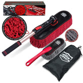 RIDE KINGS car duster with extendable pole reaching roofs and windshields