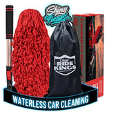 RIDE KINGS duster with extendable handle reaching roofs and windshields