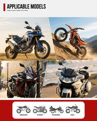 RIDEIRON tail bag quick release straps mount securely