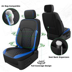 RIDEPOSH airbag-compatible fit keeps safety features unobstructed.