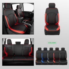 RIDEPOSH brand logo on protective seat covers for Chevy trucks