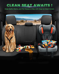 RIDEPOSH airbag safe fit maintains safety while protecting seats