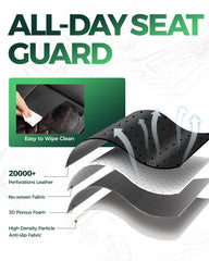RIDEPOSH seat back organizer integrated for convenient storage on trips