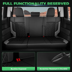 RIDEPOSH faux leather close-up highlighting premium texture and durability