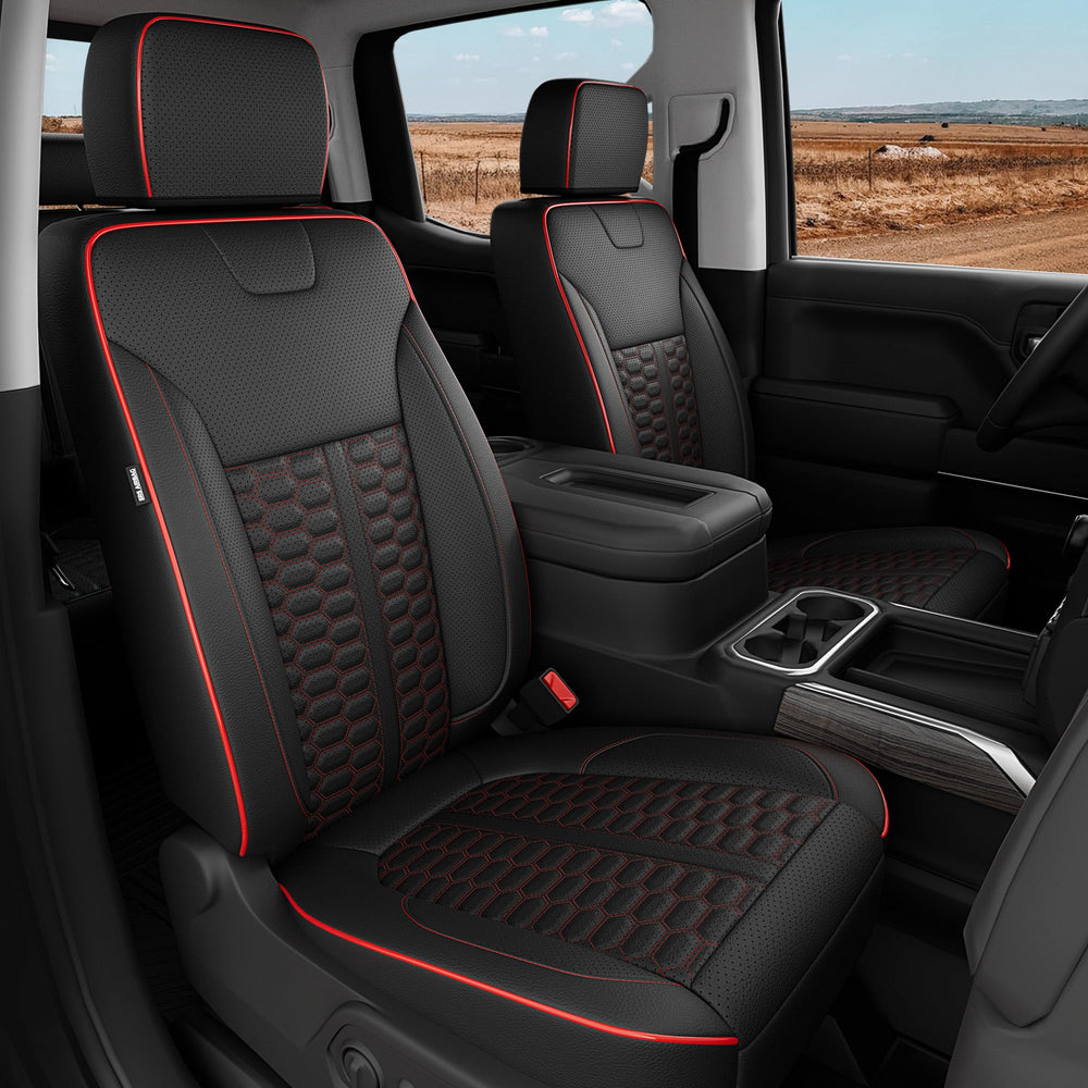 RIDEPOSH front seat cover for Silverado provides a snug, protective fit.
